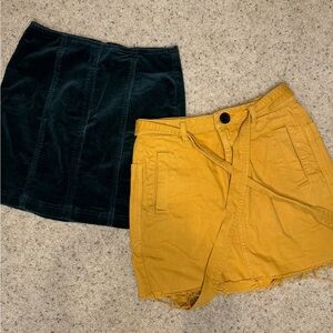 BUNDLE: TWO (2) PACSUN MINI SKIRTS 💛💚